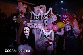 Los Agüizotes se toman las calles y avenidas de Masaya 