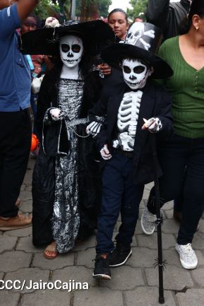 Los Agüizotes se toman las calles y avenidas de Masaya 