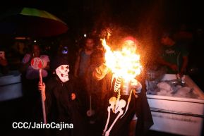 Los Agüizotes se toman las calles y avenidas de Masaya 