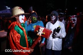 Los Agüizotes se toman las calles y avenidas de Masaya 