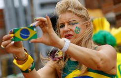 Brasil 2014: Seguidores de Brasil y México esperan encuentro