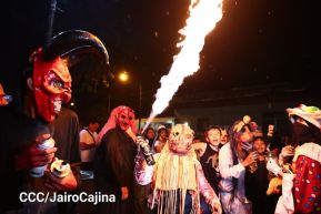 Los Agüizotes se toman las calles y avenidas de Masaya 