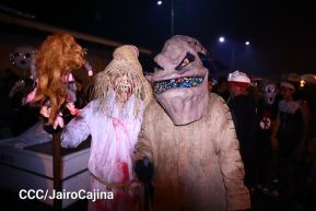 Los Agüizotes se toman las calles y avenidas de Masaya 