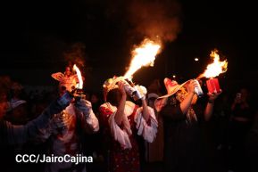 Los Agüizotes se toman las calles y avenidas de Masaya 