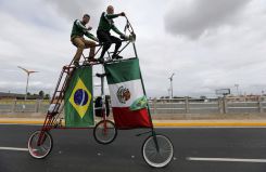 Brasil 2014: Seguidores de Brasil y México esperan encuentro