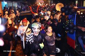 Los Agüizotes se toman las calles y avenidas de Masaya 