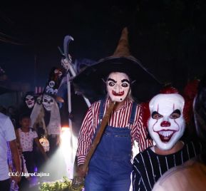 Los Agüizotes se toman las calles y avenidas de Masaya 