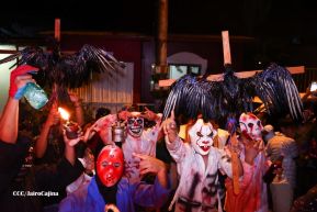 Los Agüizotes se toman las calles y avenidas de Masaya 