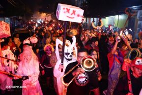 Los Agüizotes se toman las calles y avenidas de Masaya 