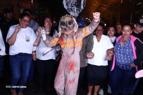 Los Agüizotes se toman las calles y avenidas de Masaya 