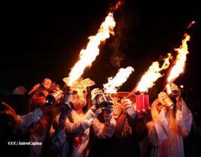 Los Agüizotes se toman las calles y avenidas de Masaya 