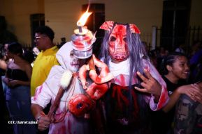 Los Agüizotes se toman las calles y avenidas de Masaya 