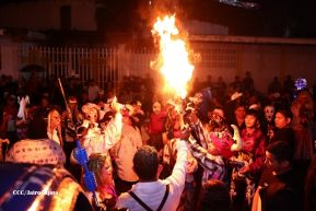 Los Agüizotes se toman las calles y avenidas de Masaya 