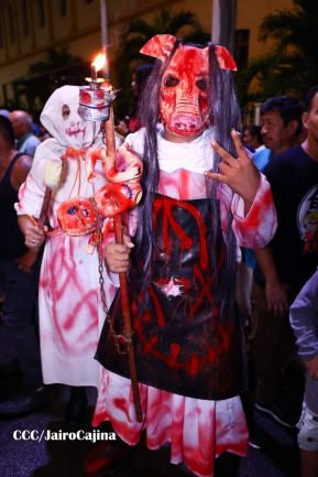 Los Agüizotes se toman las calles y avenidas de Masaya 