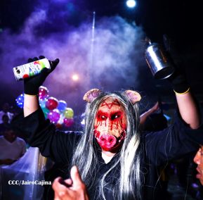 Los Agüizotes se toman las calles y avenidas de Masaya 