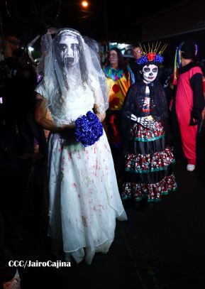 Los Agüizotes se toman las calles y avenidas de Masaya 