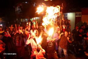 Los Agüizotes se toman las calles y avenidas de Masaya 
