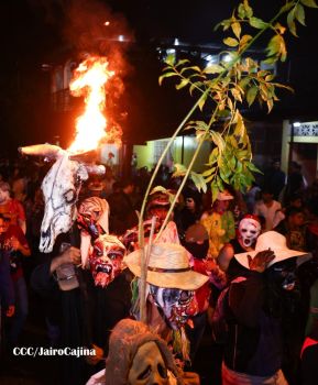 Los Agüizotes se toman las calles y avenidas de Masaya 