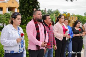 Nicaragüenses rinden homenaje al Comandante Carlos Fonseca a 48 años de su tránsito a la inmortalidad