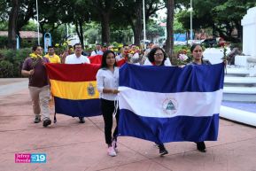 Nicaragüenses rinden homenaje al Comandante Carlos Fonseca a 48 años de su tránsito a la inmortalidad