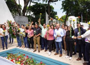 Nicaragüenses rinden homenaje al Comandante Carlos Fonseca a 48 años de su tránsito a la inmortalidad