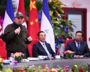 Comandante Daniel y Compañera Rosario en la XVIII Cumbre Empresarial China - Latinoamérica y el Caribe