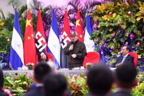 Comandante Daniel y Compañera Rosario en la XVIII Cumbre Empresarial China - Latinoamérica y el Caribe