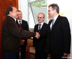 Presidente Daniel se reúne con Canciller de Bielorrusia