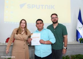  Agencia de Noticias Sputnik en intercambio de aprendizajes con Comunicadores Sandinistas       