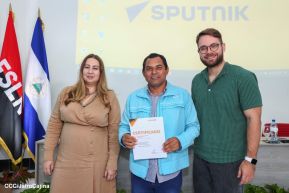  Agencia de Noticias Sputnik en intercambio de aprendizajes con Comunicadores Sandinistas       