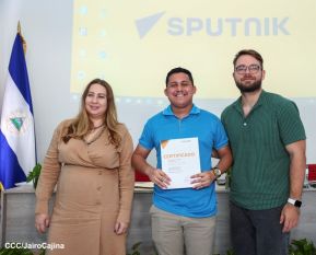  Agencia de Noticias Sputnik en intercambio de aprendizajes con Comunicadores Sandinistas       