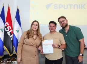  Agencia de Noticias Sputnik en intercambio de aprendizajes con Comunicadores Sandinistas       