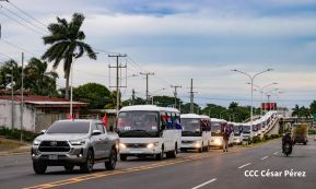 Flota de buses chinos para mejorar el transporte público de la Costa Caribe y el Pacífico