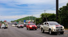Flota de buses chinos para mejorar el transporte público de la Costa Caribe y el Pacífico