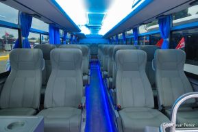 Flota de buses chinos para mejorar el transporte público de la Costa Caribe y el Pacífico