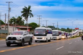 Flota de buses chinos para mejorar el transporte público de la Costa Caribe y el Pacífico