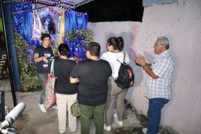 ¡María de Nicaragua, Nicaragua de María! Familias celebran la tradicional Gritería a la Purísima