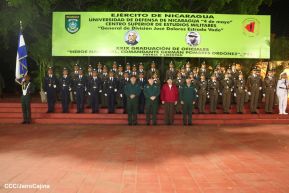  XXIX Graduación de oficiales del Centro Superior de Estudios Militares, General José Dolores Estrada Vado