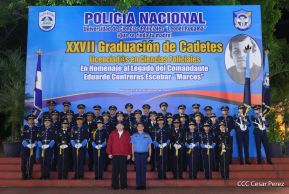 XXVII Graduación de Cadetes de la Universidad de Ciencias Policiales “Leonel Rugama” de la Policía Nacional