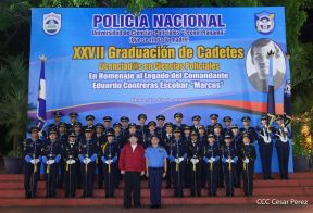 XXVII Graduación de Cadetes de la Universidad de Ciencias Policiales “Leonel Rugama” de la Policía Nacional