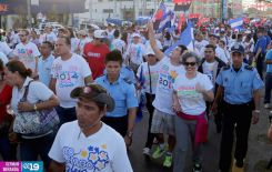 Daniel y Rosario conmemoran histórico repliegue hacia Masaya (Parte I)