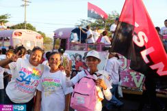 Daniel y Rosario conmemoran histórico repliegue hacia Masaya (Parte I)