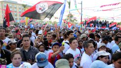 Daniel y Rosario conmemoran histórico repliegue hacia Masaya (Parte I)