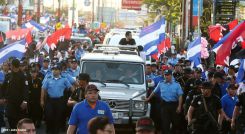 Daniel y Rosario conmemoran histórico repliegue hacia Masaya (Parte II)