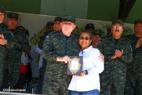 Acto Regional de Entrega de Técnica Militar a la Brigada de Infantería Mecanizada General Augusto C. Sandino