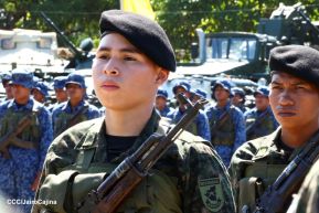 Acto Regional de Entrega de Técnica Militar a la Brigada de Infantería Mecanizada General Augusto C. Sandino