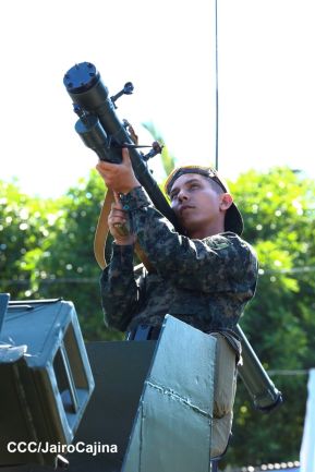 Acto Regional de Entrega de Técnica Militar a la Brigada de Infantería Mecanizada General Augusto C. Sandino