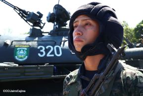 Acto Regional de Entrega de Técnica Militar a la Brigada de Infantería Mecanizada General Augusto C. Sandino
