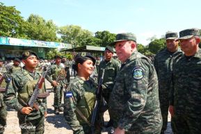 Acto Regional de Entrega de Técnica Militar a la Brigada de Infantería Mecanizada General Augusto C. Sandino