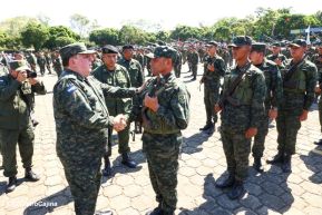 Acto Regional de Entrega de Técnica Militar a la Brigada de Infantería Mecanizada General Augusto C. Sandino